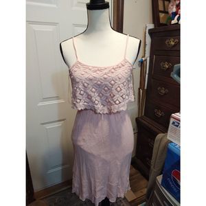 No‎ Boundaries Pink Knee Length Dress Size Small